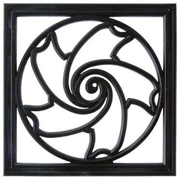 Deco Crest Architectural Grille by Pineapple Grove Designs
