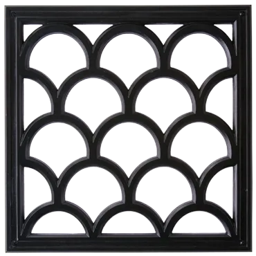 Barrel Diaper Architectural Grille by Pineapple Grove Designs