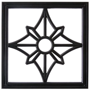 Heraldry Architectural Grille by Pineapple Grove Designs