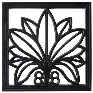 Bay Leaf Architectural Grille by Pineapple Grove Designs