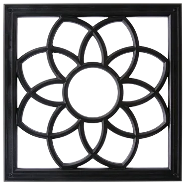 Sunburst Architectural Grille by Pineapple Grove Designs
