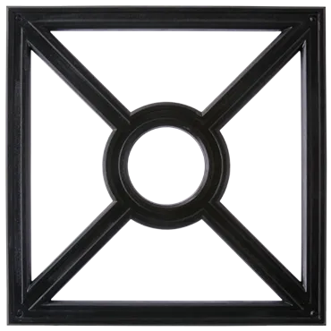 Ex & Circle Architectural Grille by Pineapple Grove Designs