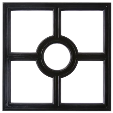 Cross & Circle Architectural Grille by Pineapple Grove Designs