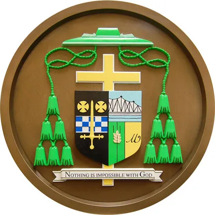 Domenec Hall St. Paul Seminary | Pittsburgh, PA | Architect: Chris Watt - Hayes Design Group Architects | Design Shown: Zubik Coat of Arms Seal