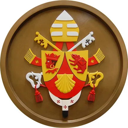 Domenec Hall St. Paul Seminary | Pittsburgh, PA | Architect: Chris Watt - Hayes Design Group Architects | Design Shown: Pope Benedict Coat of Arms Seal