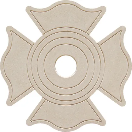 City of Bryan Fire Station No. 2 | Bryan, TX | Architect: LDF Construction, Inc. | Design Shown: Bryan Fire Department Maltese Cross (Flag Pole) Paver