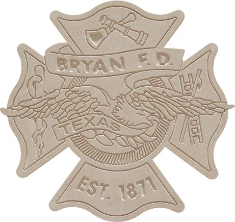 City of Bryan Fire Station No. 2 | Bryan, TX | Architect: LDF Construction, Inc. | Design Shown: Bryan Fire Department Est. 1871 Paver