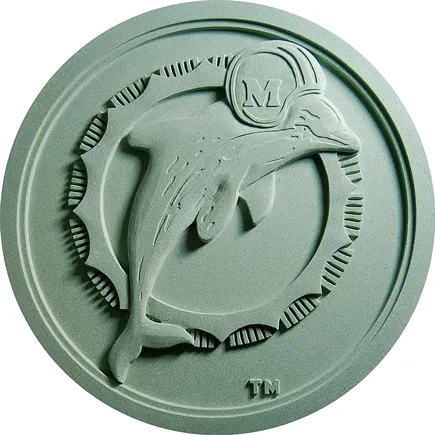 Miami Dolphins | Miami, FL | Architect: N/A | Design Shown: Miami Dolphins Medallion
