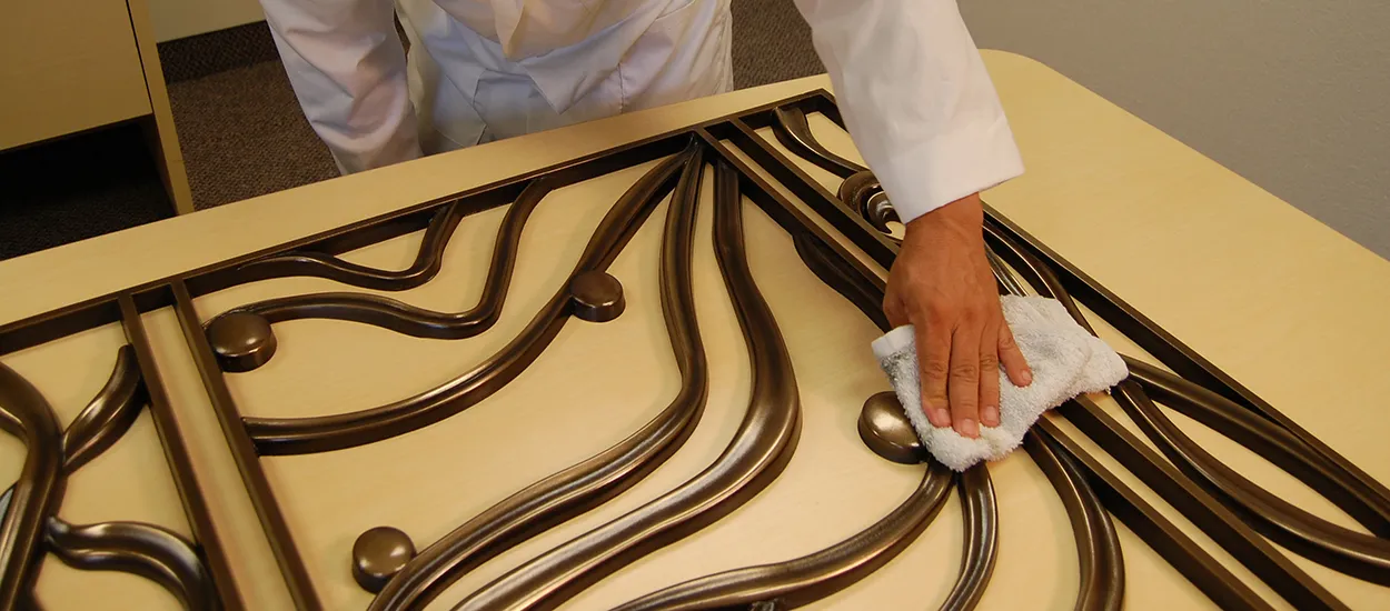 Custom decorative Kelp Grille by Pineapple Grove Designs