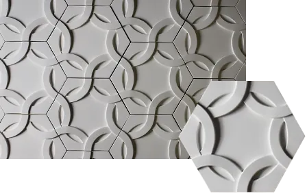 Weave 3D Tile by Pineapple Grove Designs