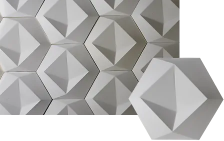 Recess Square 3D Tile by Pineapple Grove Designs
