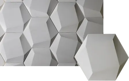Square 3D Tile by Pineapple Grove Designs
