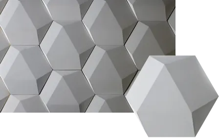 Triangle 3D Tile by Pineapple Grove Designs