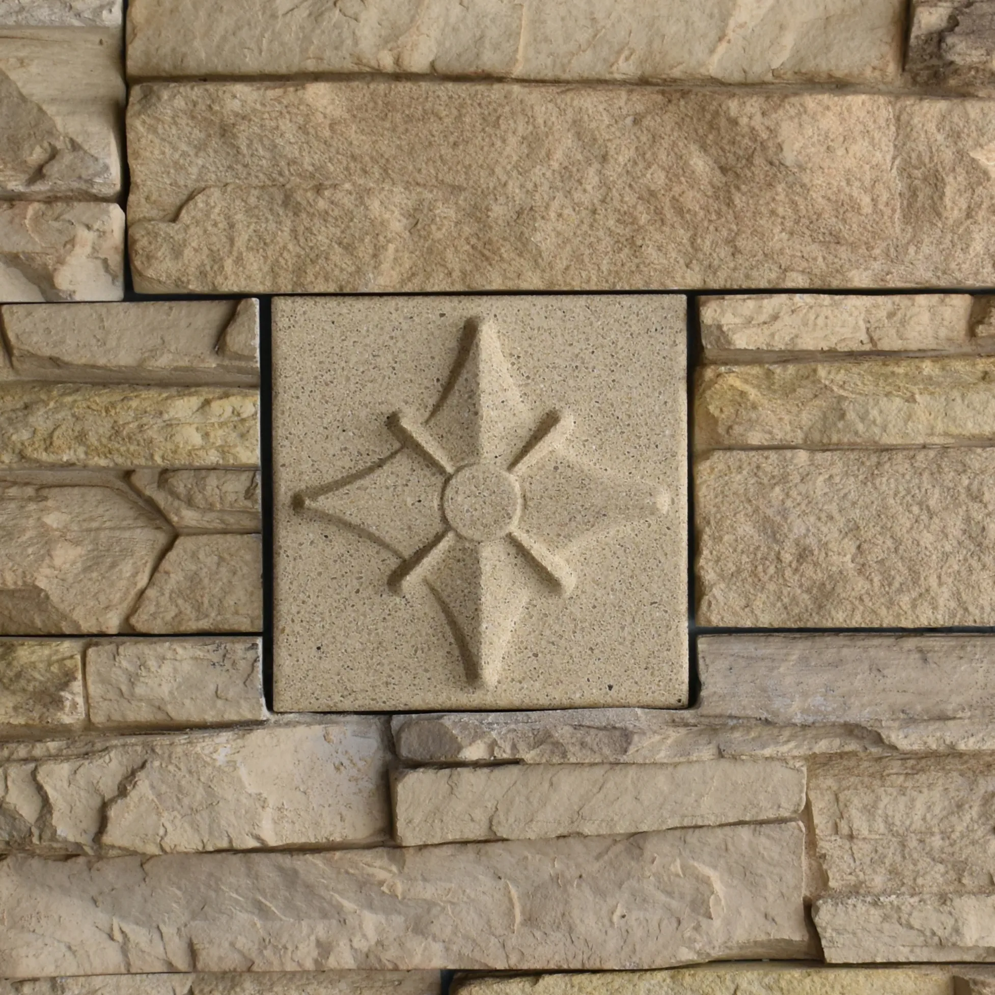 Heraldry Bas-Relief Cast Stone Masonry Insert Wall Accent by Pineapple Grove Designs