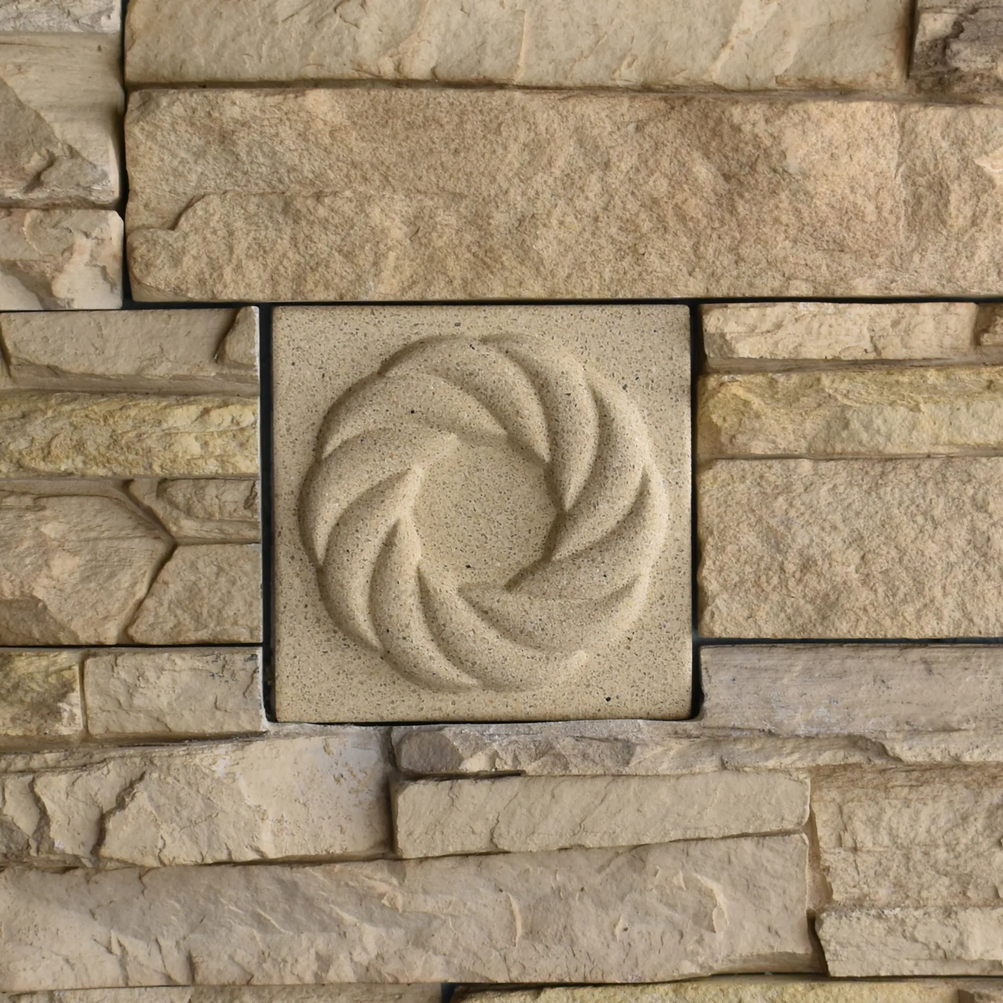 Rope Bas-Relief Cast Stone Masonry Insert Wall Accent by Pineapple Grove Designs