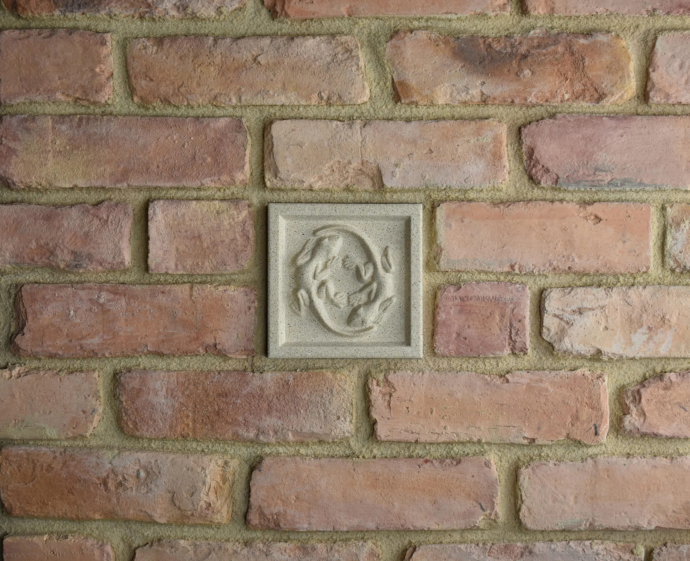 Geckos Bas-Relief Cast Stone Masonry Insert Wall Accent by Pineapple Grove Designs