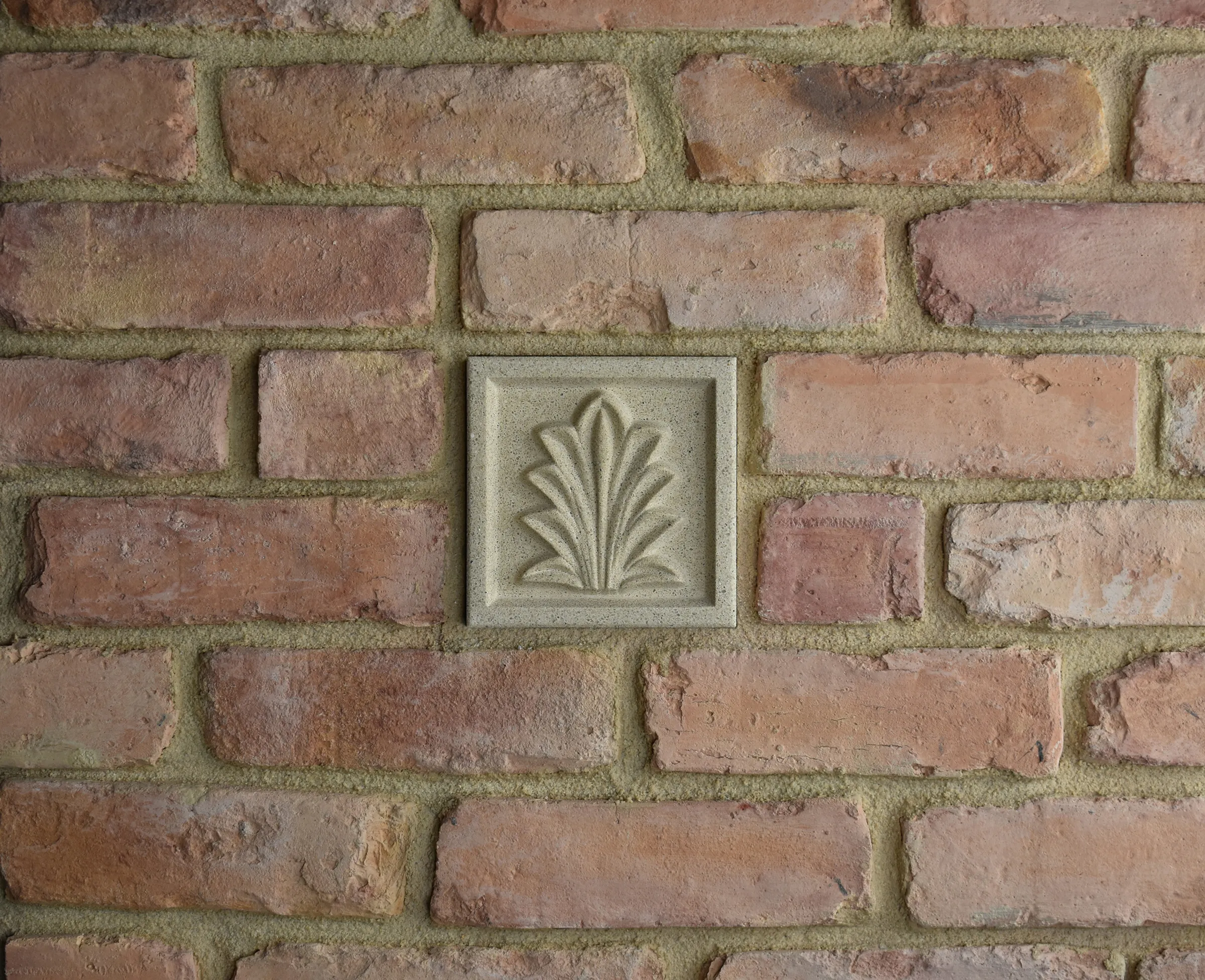 Acanthus Bas-Relief Cast Stone Masonry Insert Wall Accent by Pineapple Grove Designs
