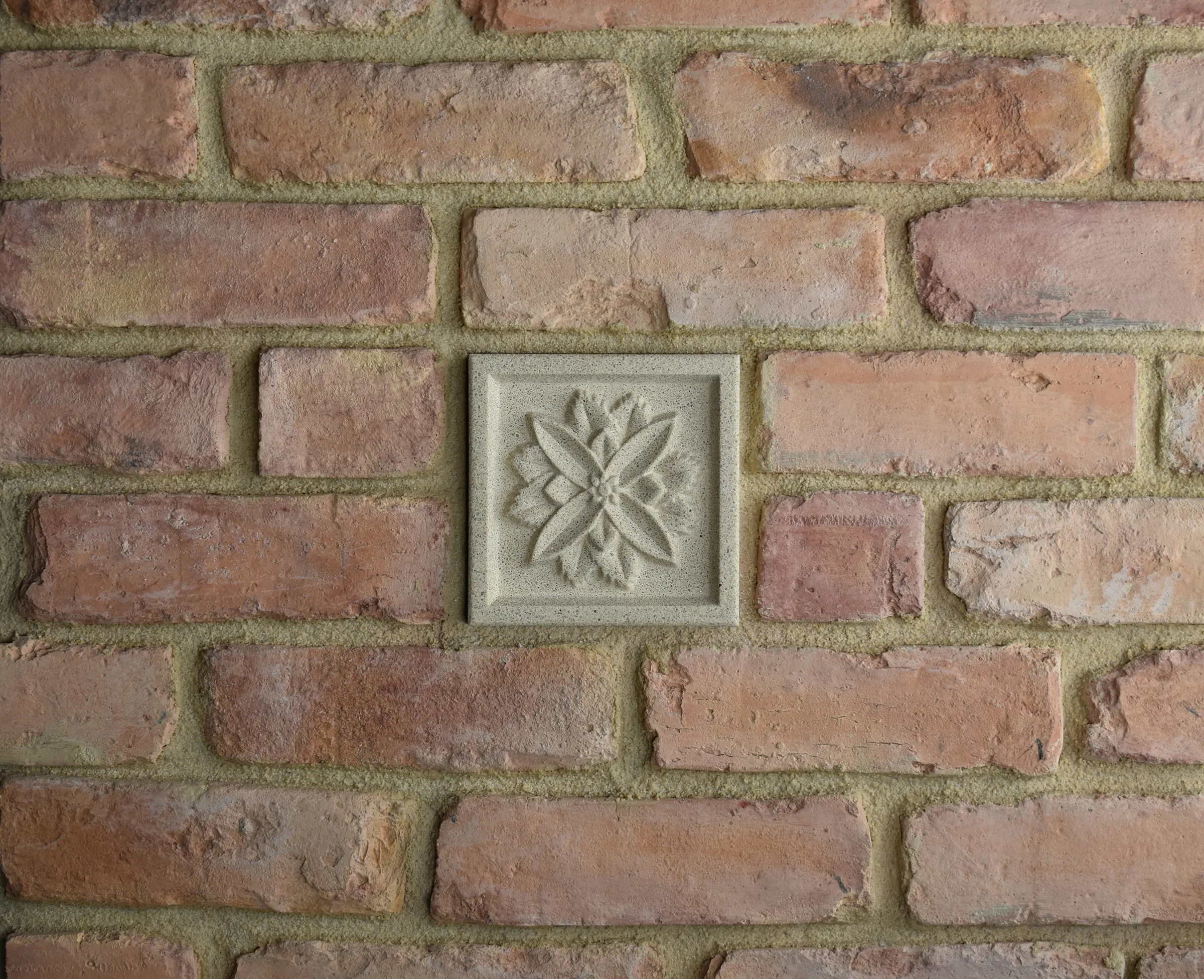 Ixora Bas-Relief Cast Stone Masonry Insert Wall Accent by Pineapple Grove Designs