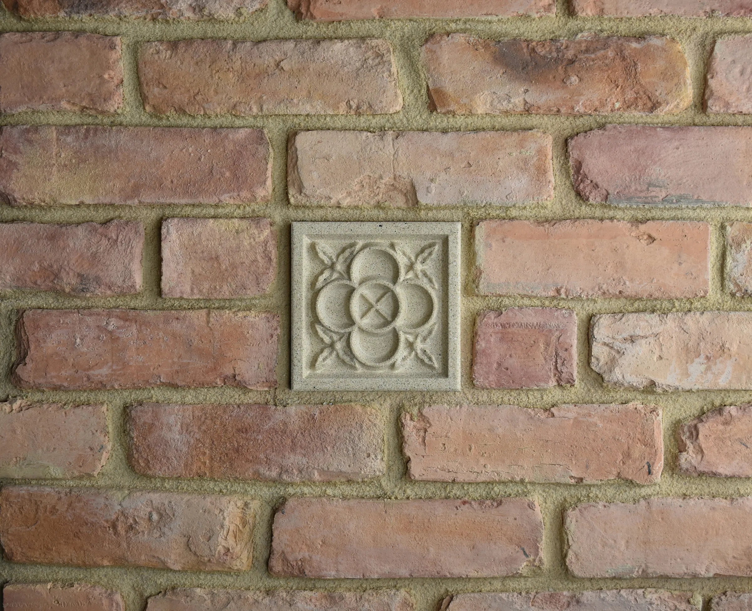 Lace Bas-Relief Cast Stone Masonry Insert Wall Accent by Pineapple Grove Designs