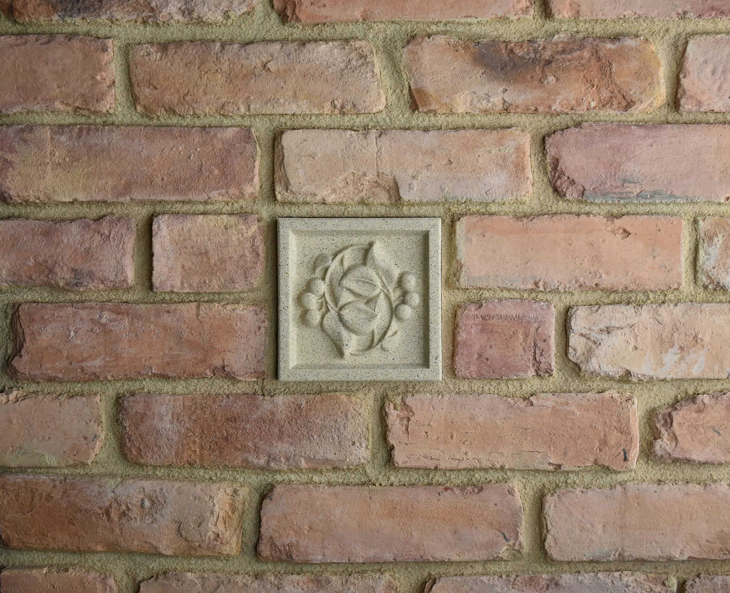 Laurel Bas-Relief Cast Stone Masonry Insert Wall Accent by Pineapple Grove Designs