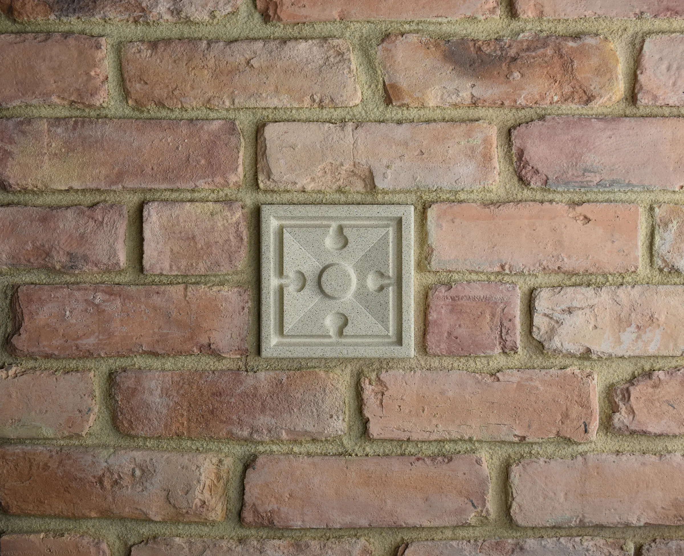 Keyhole Bas-Relief Cast Stone Masonry Insert Wall Accent by Pineapple Grove Designs