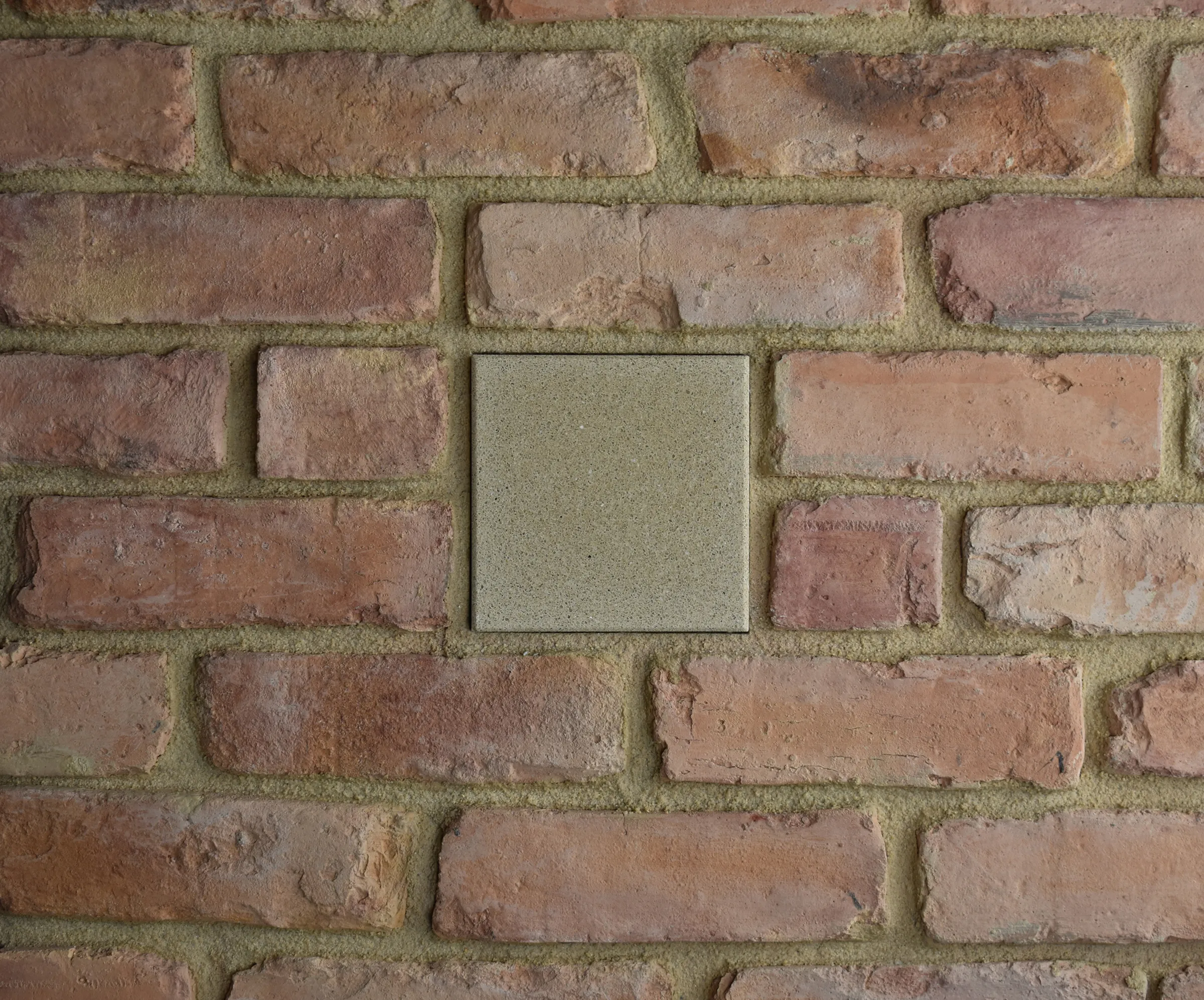 Blank Bas-Relief Cast Stone Masonry Insert Wall Accent by Pineapple Grove Designs