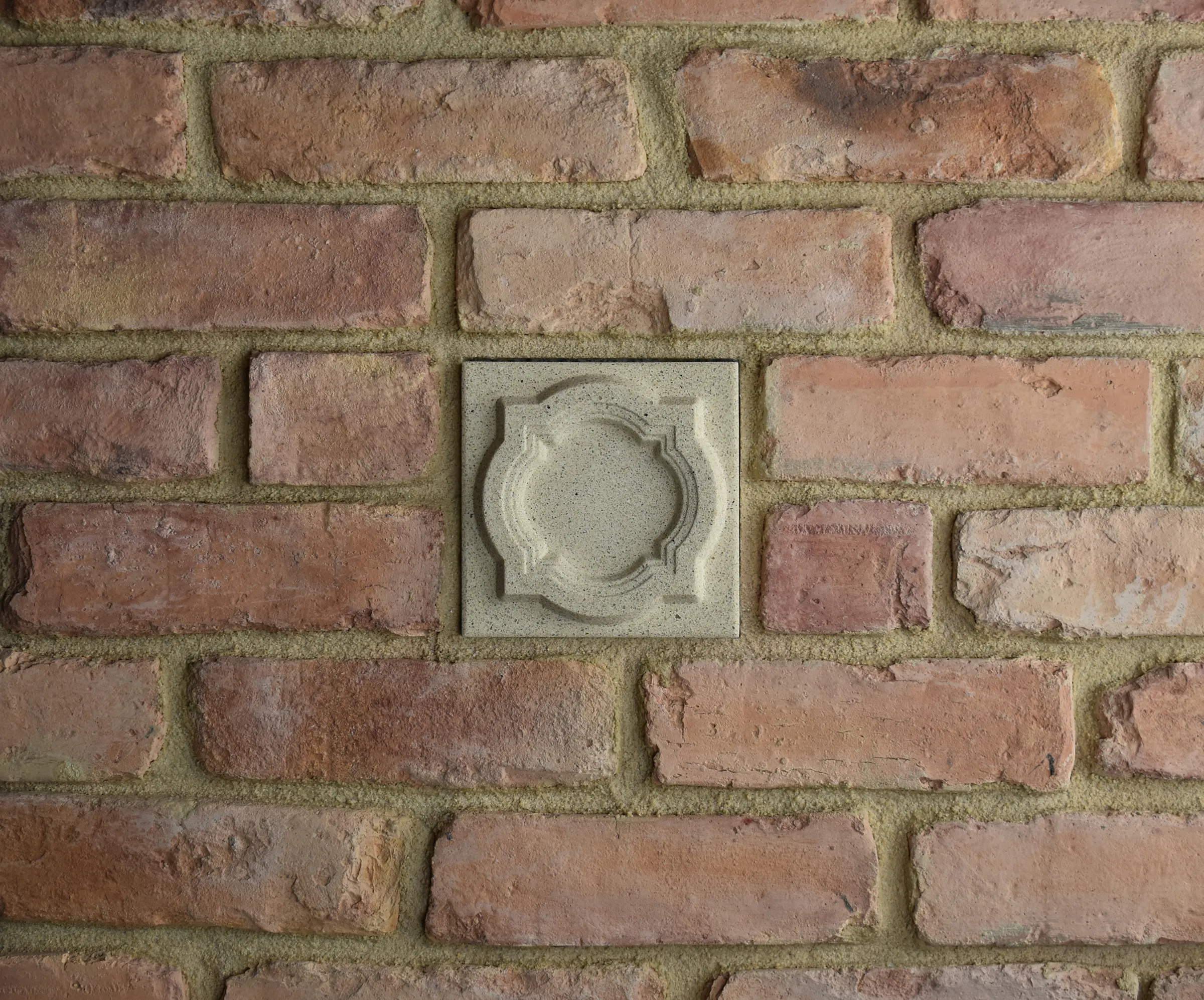 Fenestella Bas-Relief Cast Stone Masonry Insert Wall Accent by Pineapple Grove Designs