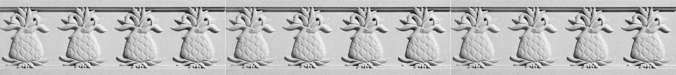 Welcoming Pineapple Architectural Frieze by Pineapple Grove Designs