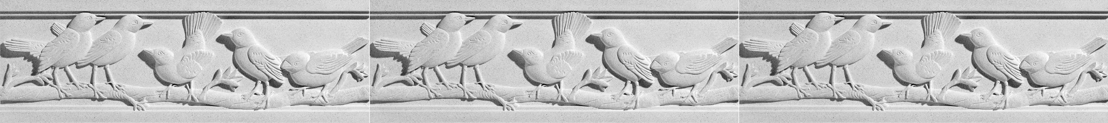 Song Bird Architectural Frieze by Pineapple Grove Designs
