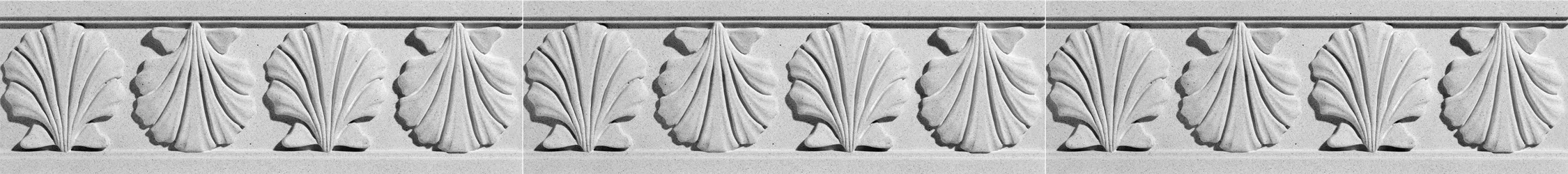 Scallop Architectural Frieze by Pineapple Grove Designs