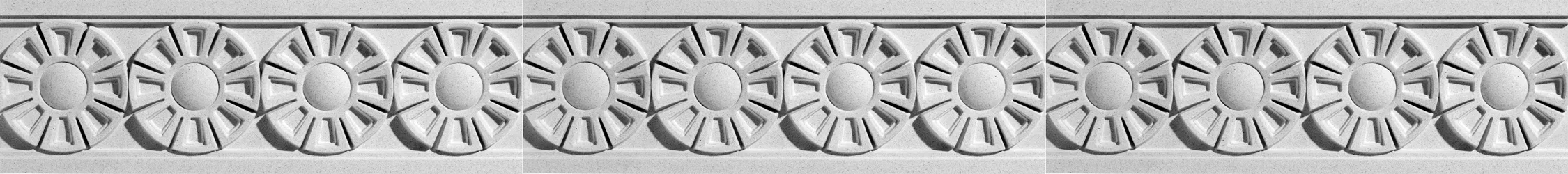 Sunburst Architectural Frieze by Pineapple Grove Designs