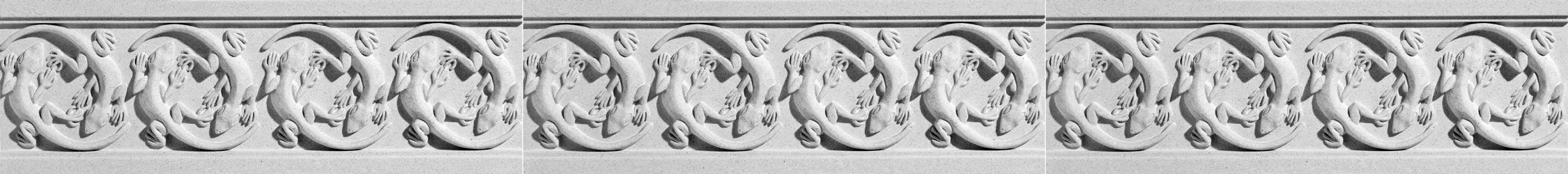 Geckos Architectural Frieze by Pineapple Grove Designs
