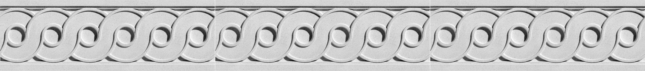 Guilloche Architectural Frieze by Pineapple Grove Designs