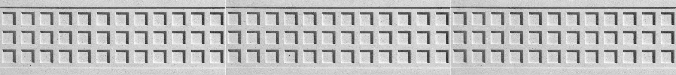 Grid Architectural Frieze by Pineapple Grove Designs