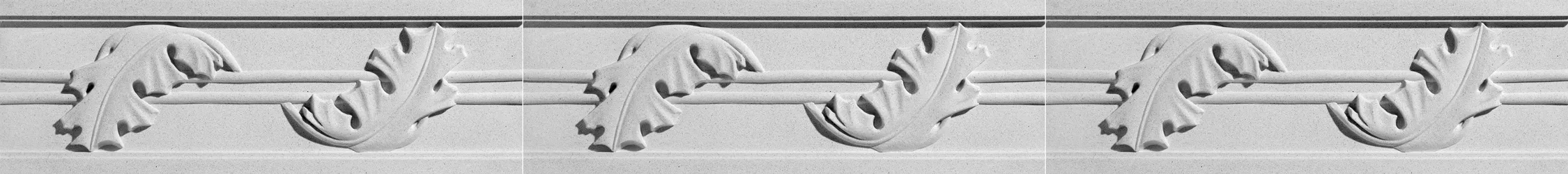Curled Leaf Architectural Frieze by Pineapple Grove Designs