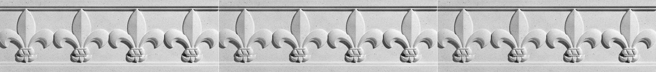 Fleur-de-Lis Architectural Frieze by Pineapple Grove Designs