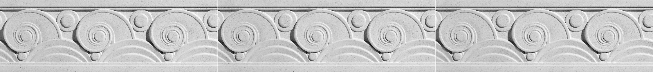 Deco Curl Architectural Frieze by Pineapple Grove Designs