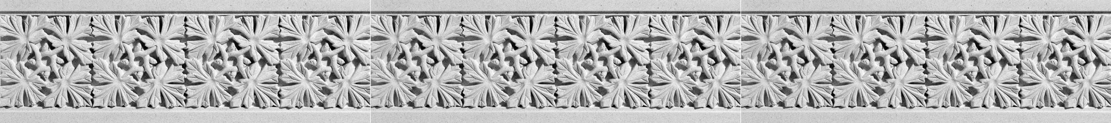 Four Leaf Architectural Frieze by Pineapple Grove Designs
