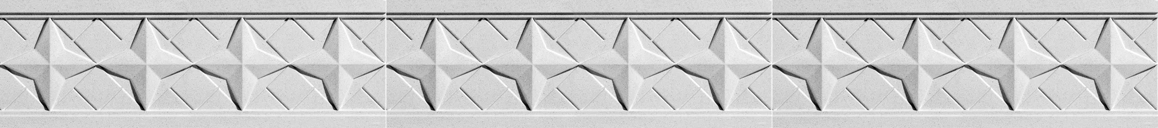 Parquetry Architectural Frieze by Pineapple Grove Designs