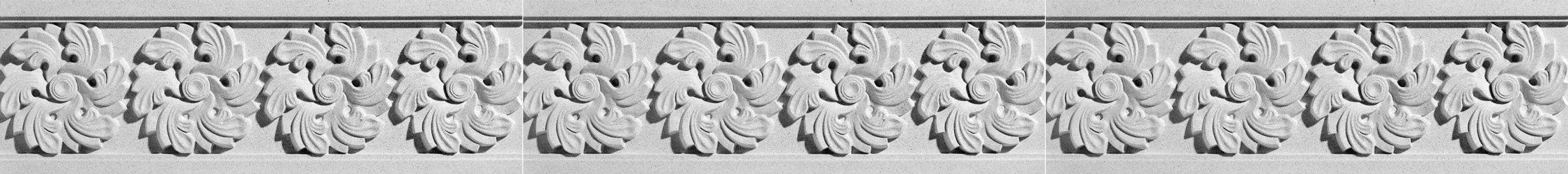 Spiraling Leaves Architectural Frieze by Pineapple Grove Designs