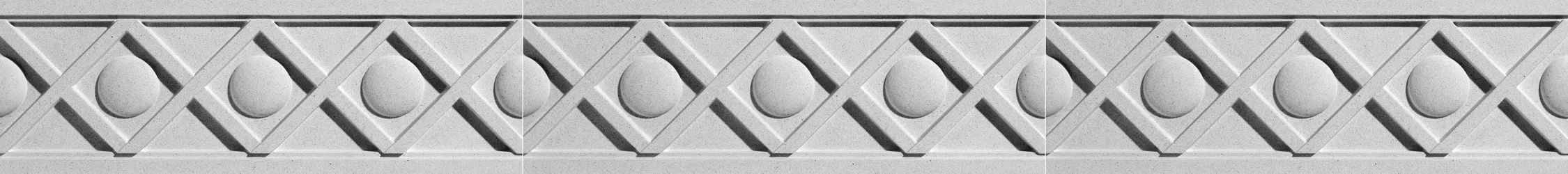 Orb & Lattice Architectural Frieze by Pineapple Grove Designs