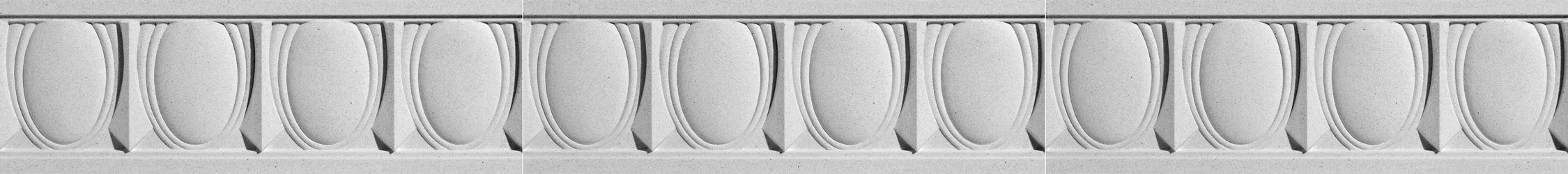Egg & dart Architectural Frieze by Pineapple Grove Designs