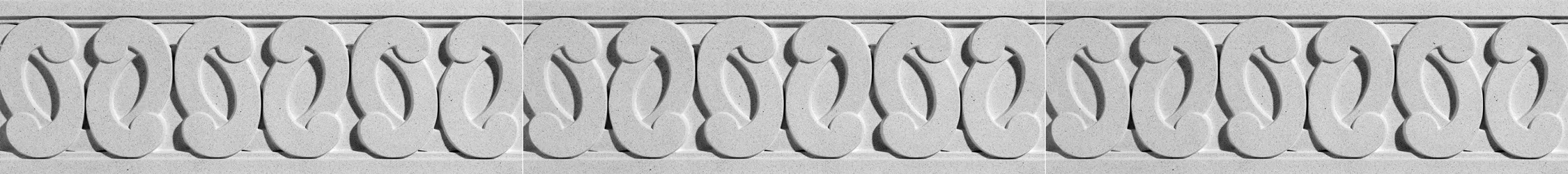 Open Loop Architectural Frieze by Pineapple Grove Designs