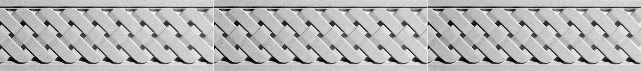 Plait Architectural Frieze by Pineapple Grove Designs