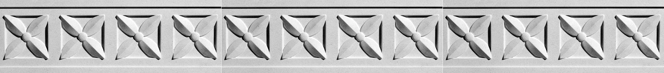 Dogtooth Architectural Frieze by Pineapple Grove Designs