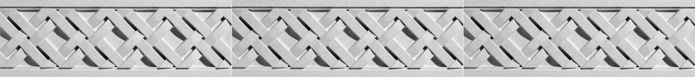Interlace Architectural Frieze by Pineapple Grove Designs