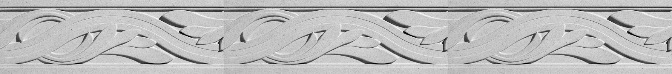 Twisted Leaves Architectural Frieze by Pineapple Grove Designs