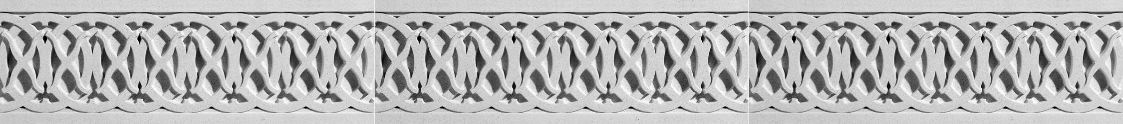 Plate Tracery Architectural Frieze by Pineapple Grove Designs