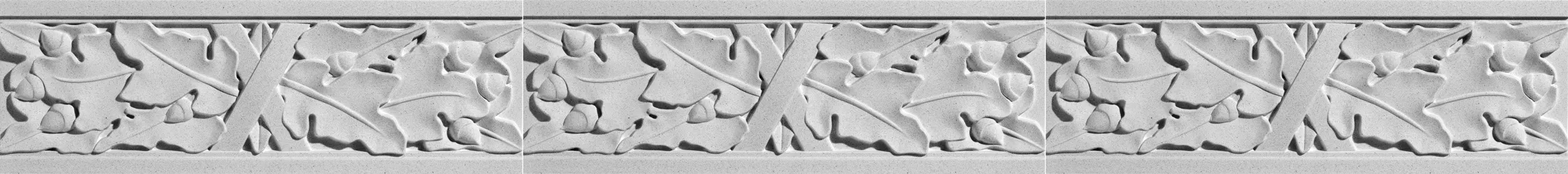 Banded Oak Architectural Frieze by Pineapple Grove Designs