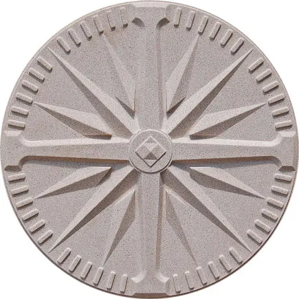 Disney Springs Causeway | Lake Buena Vista, FL | Architect: Walt Disney Imagineering | Design(s) Shown: Compass Rose Medallion